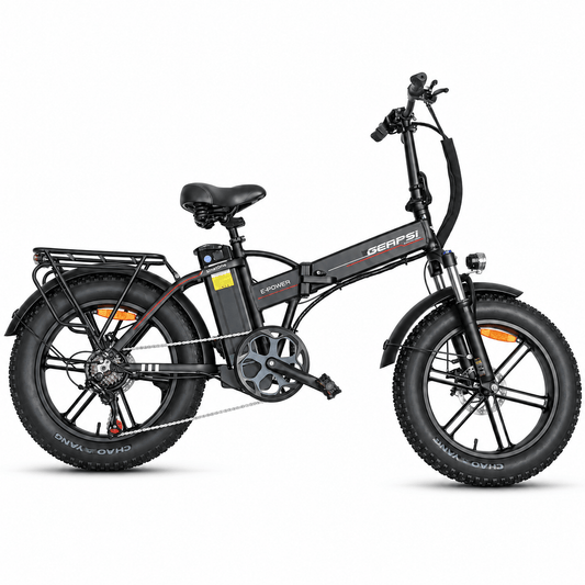 20" Fat Tire Folding Electric Bike for Adults, 500W Motor, 48V 16Ah Battery, Shimano 7-Speed - BAOLUJIE