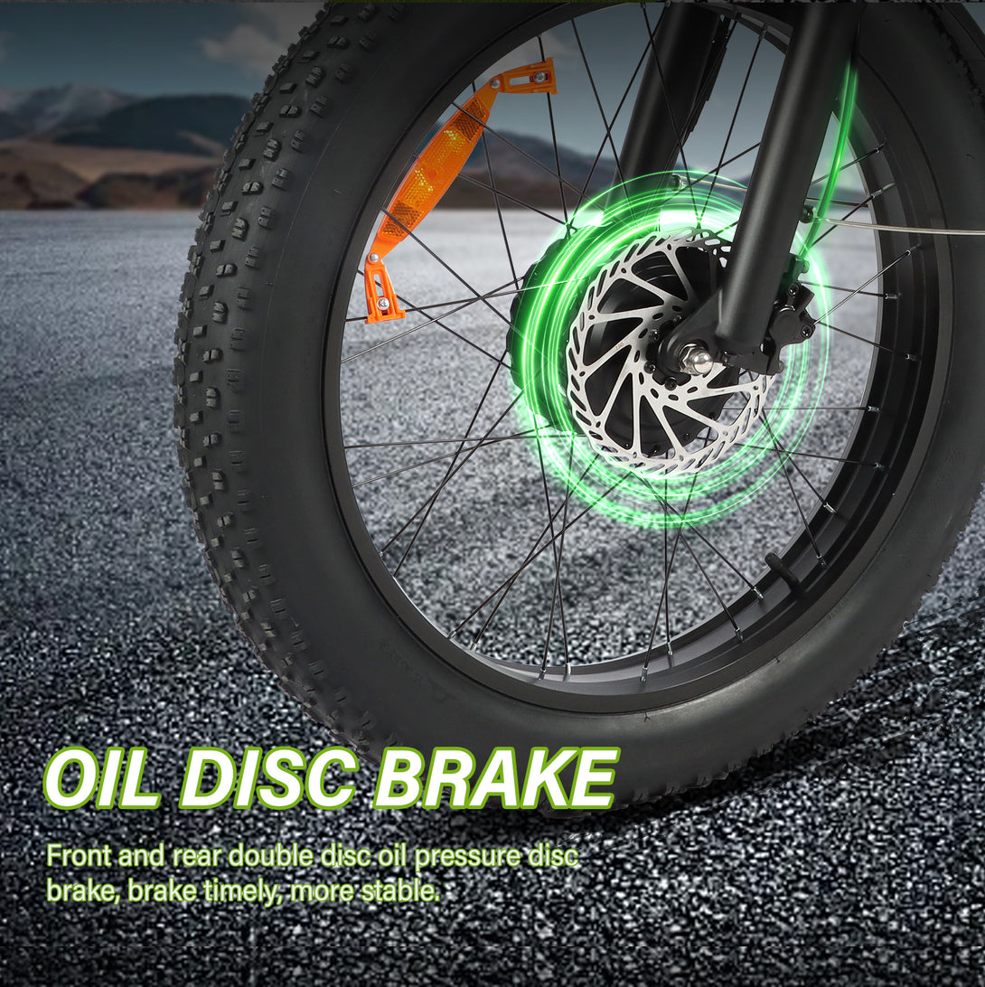 (B - side - 2402)Peak 3000W Electric Bike for Aadults, AWD Dual Motor Ebike with Full Suspension Head & Rear Light Electric Mountain Dirt Bicycle (Dual Motor ebike Black 3) - baolujieebikes