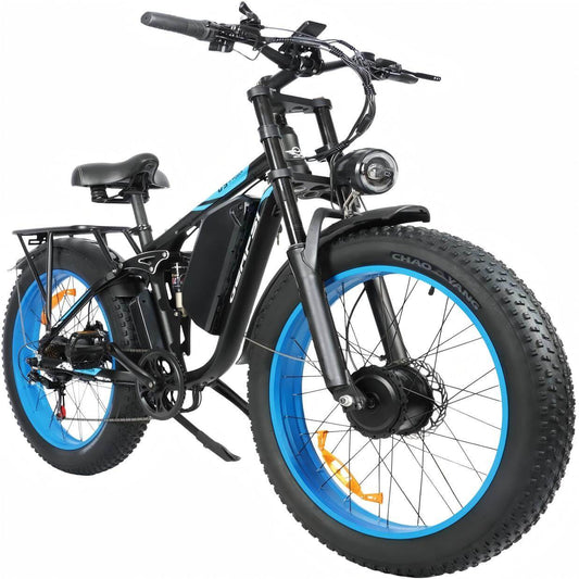 BAOLUJIE Electric Bike DP2603: Dual Motor 1500W 26' Fat Tire 38mph - BAOLUJIE