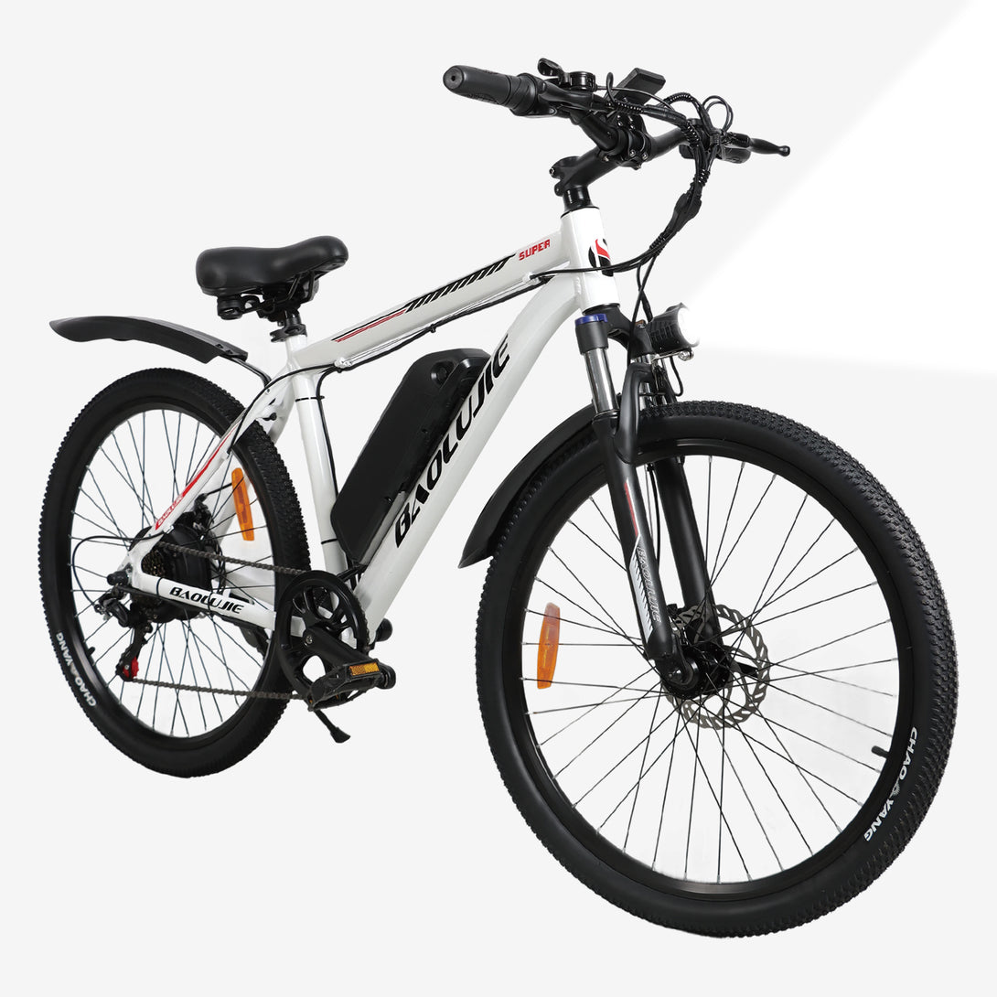 Baolujie S1 Basic Model Fine - Tire Electric Mountain Bike 1000w Motor Maximum Speed of 28 MPH - baolujieebikes