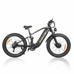 BAOLUJIE P2 - 52V 3000W Dual Motor AWD E - Bike | 26" Fat Tire Full Suspension Electric Mountain Bike (23Ah Battery) - BAOLUJIE