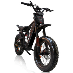 BAOLUJIE M2 - 2000W 60V Electric Dirt Bike | 53 MPH & Full Suspension - BAOLUJIE