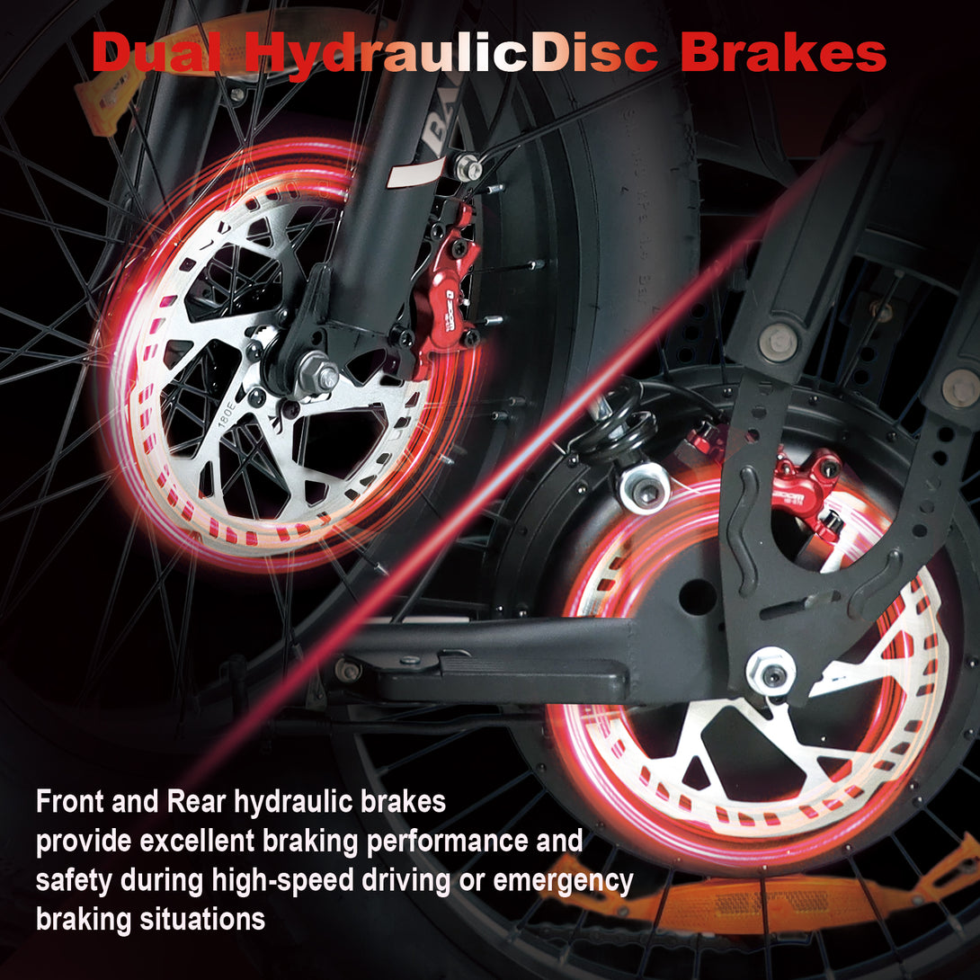 (b - side - dm01)DM01PRO Electric Bike for Adults 52MPH 60V 30AH Battery 20" x4 Fat Tire All Terrain Electric Bicycle Full Suspension E Bike ShiMN 7 Speed Ebikes for Night Riding Commuting - baolujieebikes