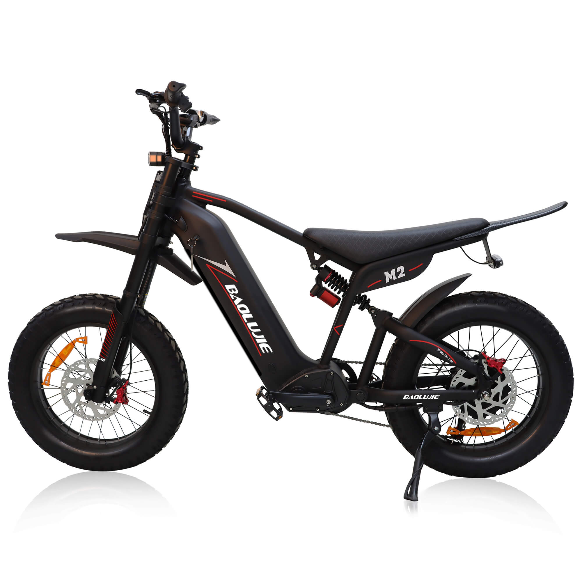 BAOLUJIE M2 - 2000W 60V Electric Dirt Bike | 53 MPH & Full Suspension - BAOLUJIE
