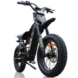 BAOLUJIE M2 - 2000W 60V Electric Dirt Bike | 53 MPH & Full Suspension - BAOLUJIE