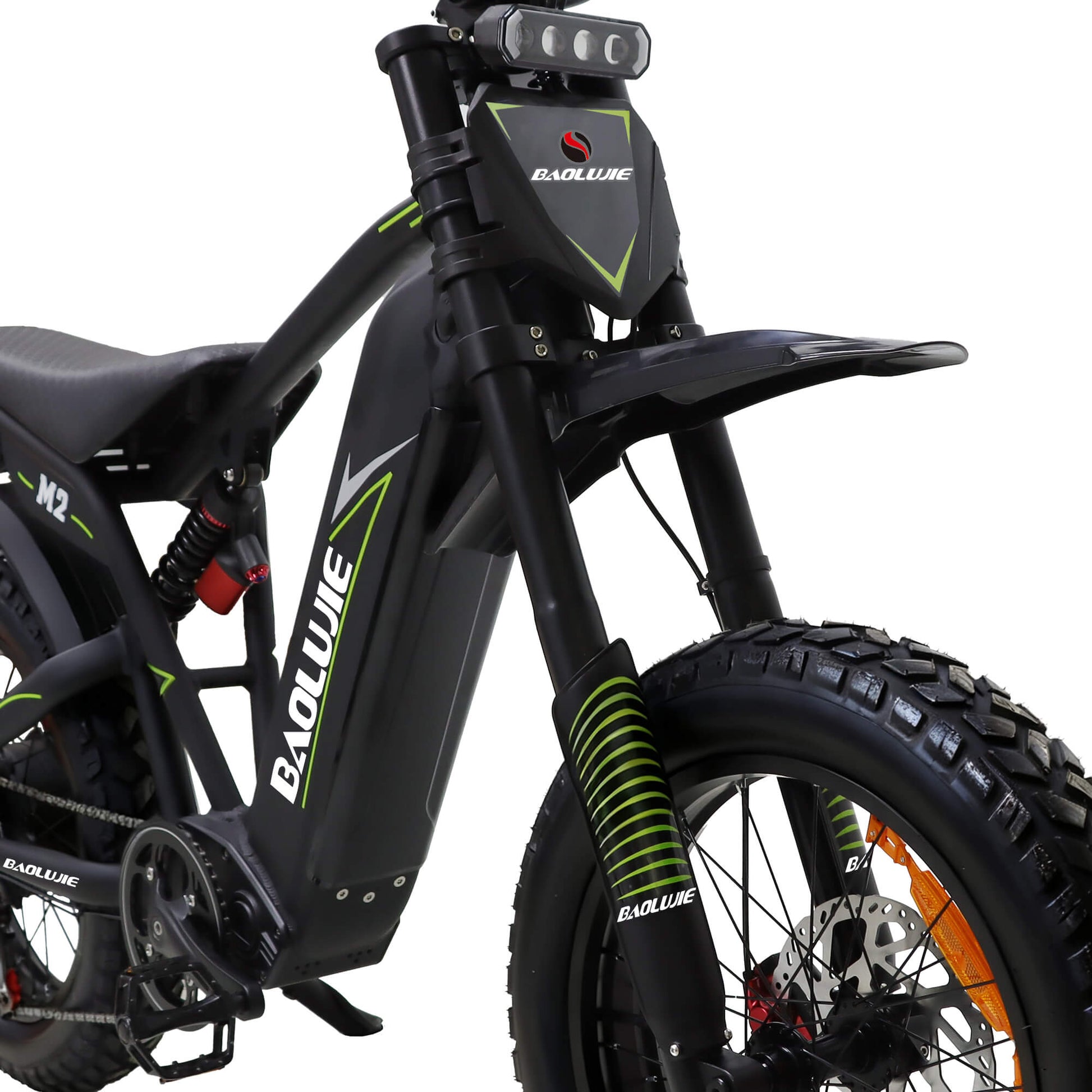 BAOLUJIE M2 - 2000W 60V Electric Dirt Bike | 53 MPH & Full Suspension - BAOLUJIE
