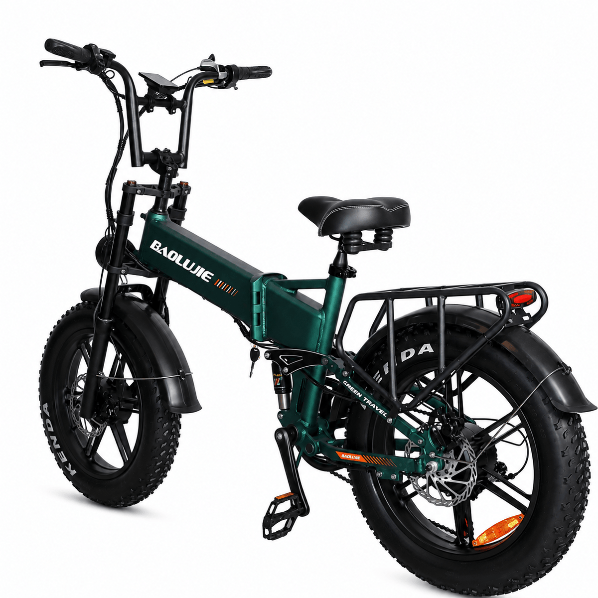 BAOLUJIE D2 Foldable Dual Motors Ebike | 48V 20Ah Battery - BAOLUJIE