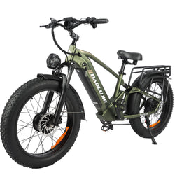 BAOLUJIE DP2401 - 2000W Dual Motor AWD E - Bike | 48V 23Ah Long Range & 26" Fat Tire - BAOLUJIE