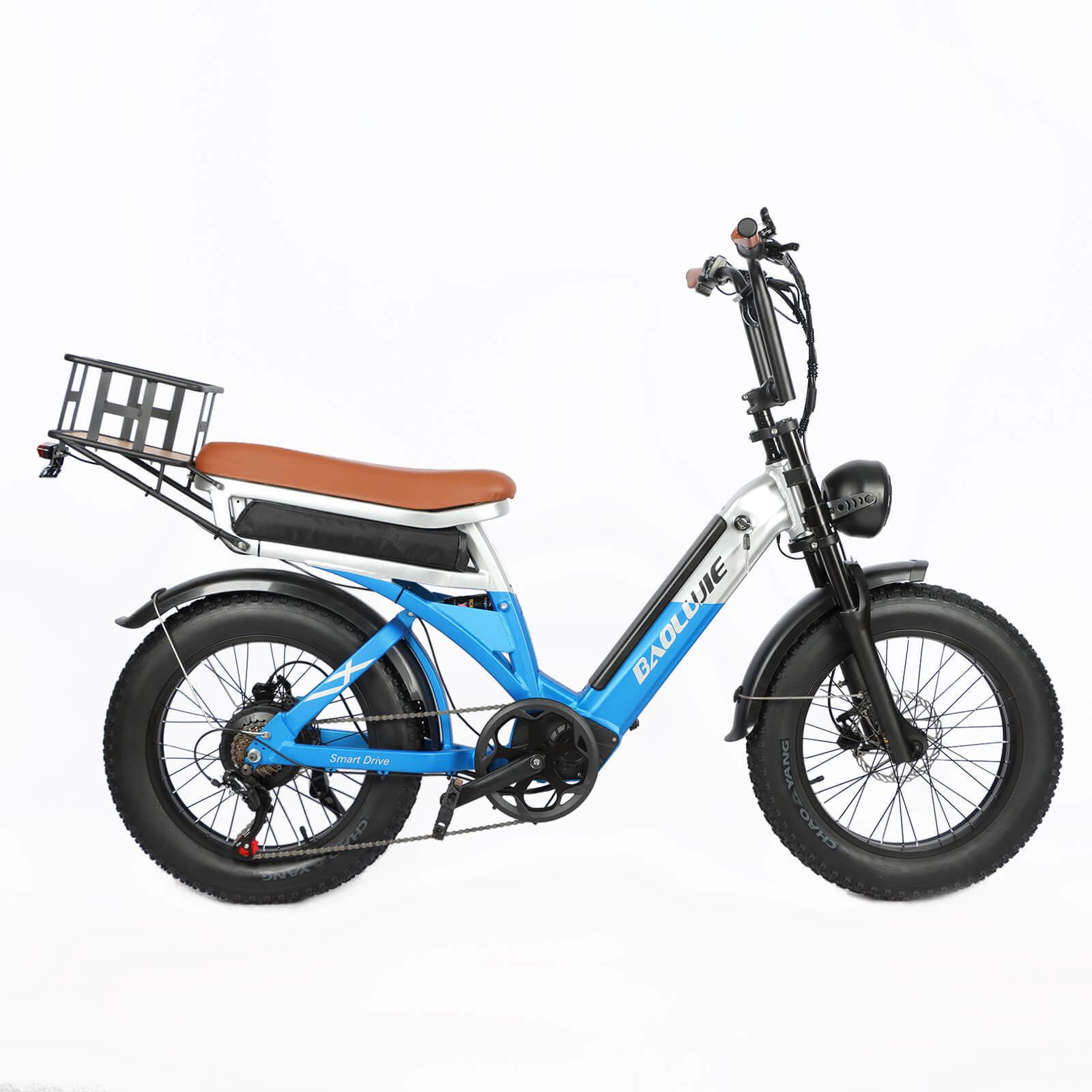 BAOLUJIE DP2033 - 2000W Dual Motor AWD Cargo E-Bike | 48V 30Ah Battery