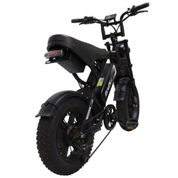 BAOLUJIE F2 - 16" Fat Tire Electric Mini Bike | 500W Full Suspension Moped Style E - Bike (48V 13Ah) - BAOLUJIE