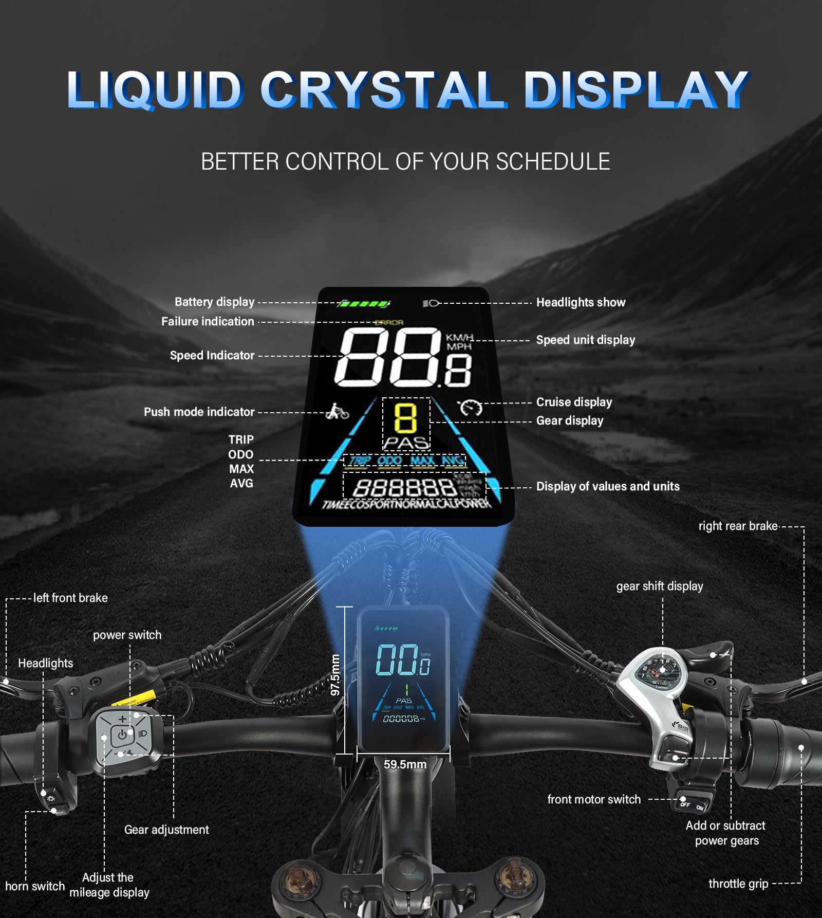 （B - side - 2602pro）AWD Electric Bike for Adults Peak 4000W 38MPH | 53V32AH Battery |100Miles Range| Hydraulic Disc Brakes|ShiMN 21 Speed | UL Certified | Adjustive Suspension 26''×4.0 Fat Tire Ebike - baolujieebikes